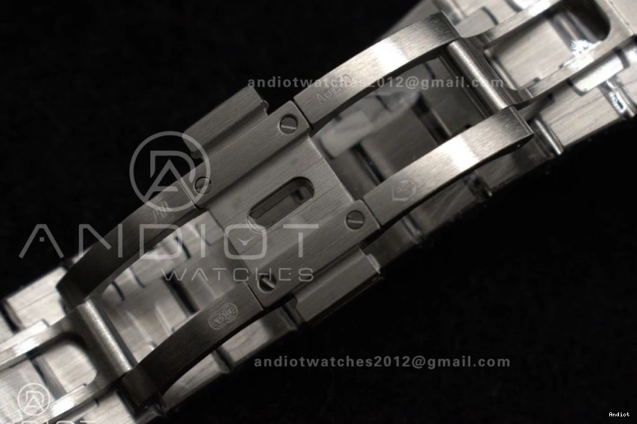 SS Royal Frosted Best Oak Bracelet Grey on Super 1:1 Dial SS SA3120 15454 37mm Clone APSF Edition Textured 0202